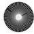 Horloge murale Hermle 50 cm Ø aluminium • Mouvement à disques innovant • Silencieuse