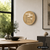 Horloge à mots AMS T1291 • Affichage de l'heure en toutes lettres • Aspect laiton vieilli