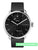 Withings Hybrid-Smartwatch mit Temp-Anzeige und KLINISCH VALIDIERT-Label, schwarzes Armband