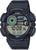 Montre Casio pour homme avec affichage numérique, boîtier noir, éclairage vert, 100 m.