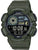 Montre Casio pour homme avec cadran numérique, bracelet vert foncé et boutons