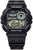 Montre Casio pour homme avec affichage numérique, boîtier et bracelet noirs, données lunaires et de marée