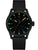 Herrenarmbanduhr Luminox P-38 mit schwarzem Lederband, leuchtenden Markierungen und GMT