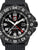 Luminox Herren-Armbanduhr mit schwarzem Zifferblatt, GMT-Anzeige und Stoffarmband
