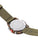 Luminox Bear Grylls Herren-Armbanduhr Rückseite mit grünem Stoffarmband und Edelstahl-Caseback