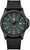 Luminox Herrenuhr, schwarzes Gehäuse, grünes Zifferblatt mit Leuchtindizes, Textilarmband