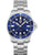 Herrenarmbanduhr von Luminox mit blauem Zifferblatt, Edelstahlband und Datumsfenster