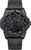 Montre Luminox pour homme : cadran noir avec fenêtre de date (3) et bracelet en silicone noir.