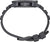 Bracelet Luminox noir avec boucle ardillon et passant estampé.
