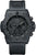 Chronographe pour homme avec cadran noir, boîtier Carbonox et bracelet en caoutchouc