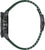 Herrenarmbanduhr: schwarzes Gehäuse, dunkelgrüne Lünette und Zugband