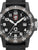 Luminox Herrenarmbanduhr mit schwarzem Zifferblatt, schwarzem Stoffarmband und Datumsanzeige