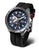Montre Vostok Europe Almaz pour homme avec cadran bleu et bracelet en caoutchouc noir