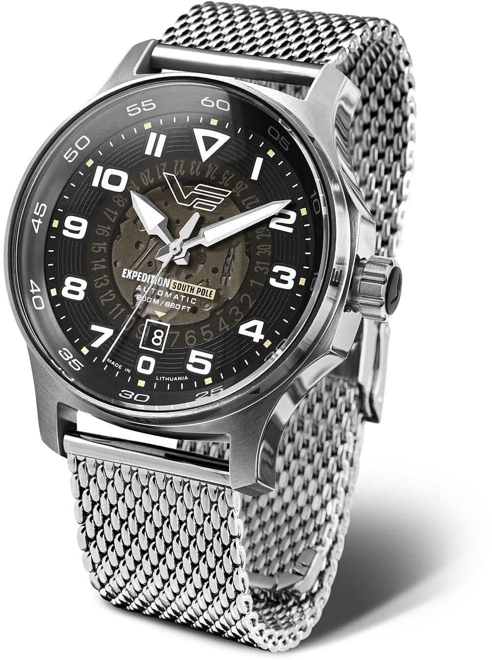 Montre homme Vostok Europe Expedition South Pole YN55-592A758B • 20 ATM • Verre de sécurité K1