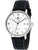 Zeppelin Automatik-Armbanduhr mit hellem Zifferblatt und schwarzem Lederarmband