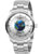 Zeppelin Atlantic Herrenuhr mit weißem Zifferblatt, Edelstahlband und Datumsanzeige