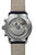 Zeppelin-Automatik-Chronograph mit transparentem Sichtboden und beigem Lederarmband.