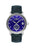Zeppelin Damenuhr mit blauem Zifferblatt, runder Edelstahlgehäuse und blauem Lederarmband