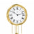 Horloge murale à quartz avec cadran blanc, aiguilles noires et chiffres romains