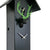 Rombach & Haas Classic SL35-H-2/grün/silber Horloge Murale Verte • Mouvement Mécanique 8 Jours • Éléments en Bois Sculptés Main