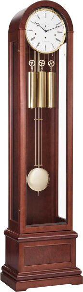 Horloge de parquet noyer avec loupe de bois - Hermle Modèle: 01087-030461