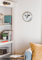 Horloge monde mouvement quartz inox - Hermle...