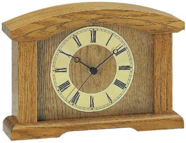 Horloge de table radio-pilotée classique 18 x 25 x 5 cm - AMS Modèle: 5138/4