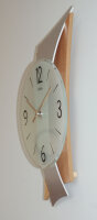 Horloge murale moderne aspect hêtre 23 x 43 x 6 cm...