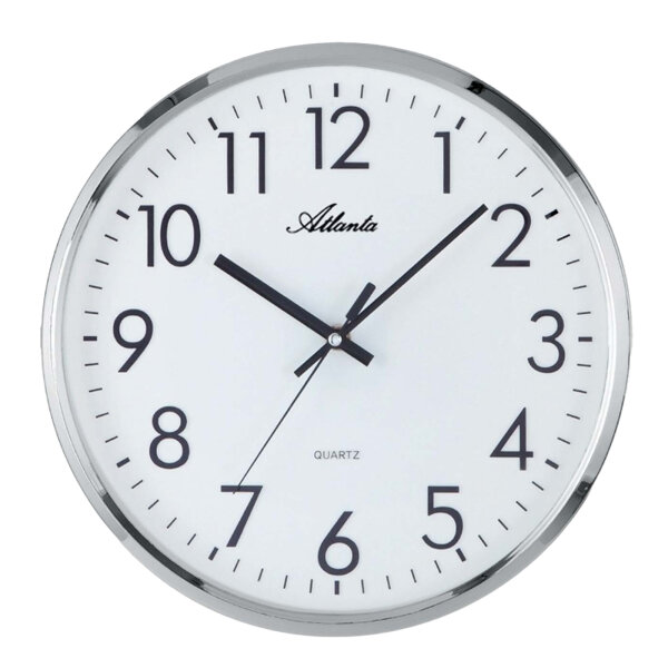 Horloge murale moderne diamètre : 32 cm - Atlanta Modèle: 4316