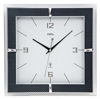 Horloge murale radio-pilotée moderne 30 x 30 x 4...