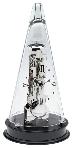 Horloge de table noire sonnerie sur cloche - Hermle Modèle: 22995-740791