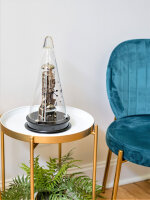 Horloge de table noire sonnerie sur cloche - Hermle Modèle: 22995-740791