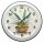 Horloge murale motif « bouquet de fleurs » - Terrastudio Modèle: 00.2404