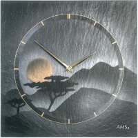 Horloge murale classique 30 cm x 30 cm x 4 cm - AMS...