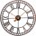 Horloge murale moderne XXL 60 cm - AMS Modèle: 9537