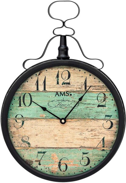 Horloge murale moderne sans verre - AMS Modèle: 9532