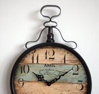 Horloge murale moderne sans verre - AMS Modèle: 9532