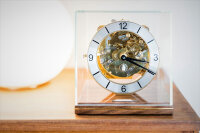 Horloge de table noyer 4/4 Westminster - Hermle Modèle: 23052-030340