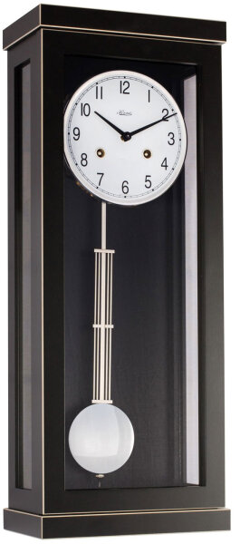 Horloge à pendule noire sonnerie BimBam - Hermle Modèle: 70989-740141