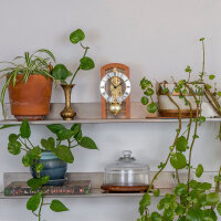 Horloge de table pin cembro mouvement squelette - Hermle Modèle: 23015-160721