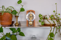 Horloge de table pin cembro mouvement squelette - Hermle Modèle: 23015-160721