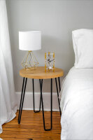 Horloge de table en aluminium mouvement squelette - Hermle Modèle: 23025-500721