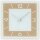 Horloge murale moderne 30 x 30 x 3 cm - AMS Modèle: 9574