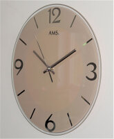 Horloge murale moderne diamètre du boîtier 30 cm - AMS Modèle: 9572