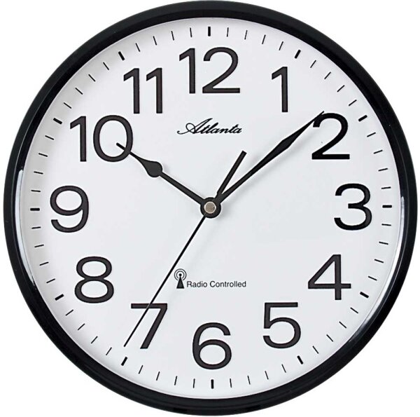 Horloge murale diamètre du boîtier 25,5 cm - Atlanta Modèle: 4378/7