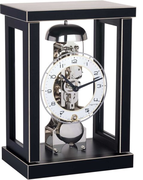 Horloge de table noire sonnerie sur cloche - Hermle Modèle: 23056-740791