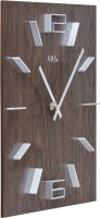 Horloge murale moderne 34 cm x 34 cm x 4 cm - AMS Modèle: 9593