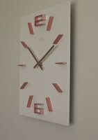 Horloge murale moderne 34 cm x 34 cm x 4 cm - AMS Modèle: 9592
