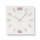 Horloge murale moderne 34 cm x 34 cm x 4 cm - AMS Modèle: 9592
