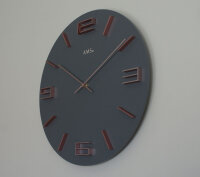 Horloge murale moderne diamètre du boîtier 40 cm - AMS Modèle: 9590
